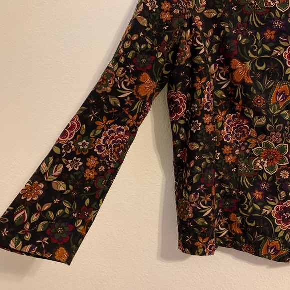 Vintage retro floral jacket - Picture 3 of 3